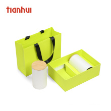 Tianhui 2020 New Clear Window Cardboard Paperboard Gift Packaging Tea Boxes